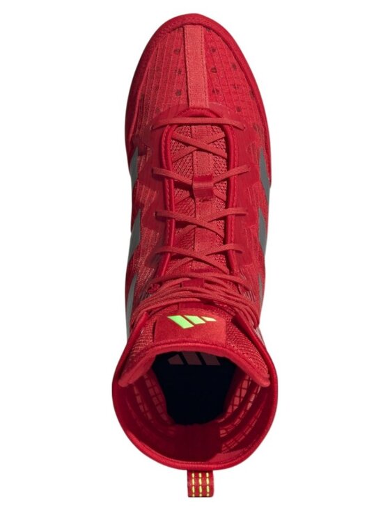 adidas Box Hog 4 – Unisex Boxing Shoes Scarlet Silver JP9846 NEW main image 4
